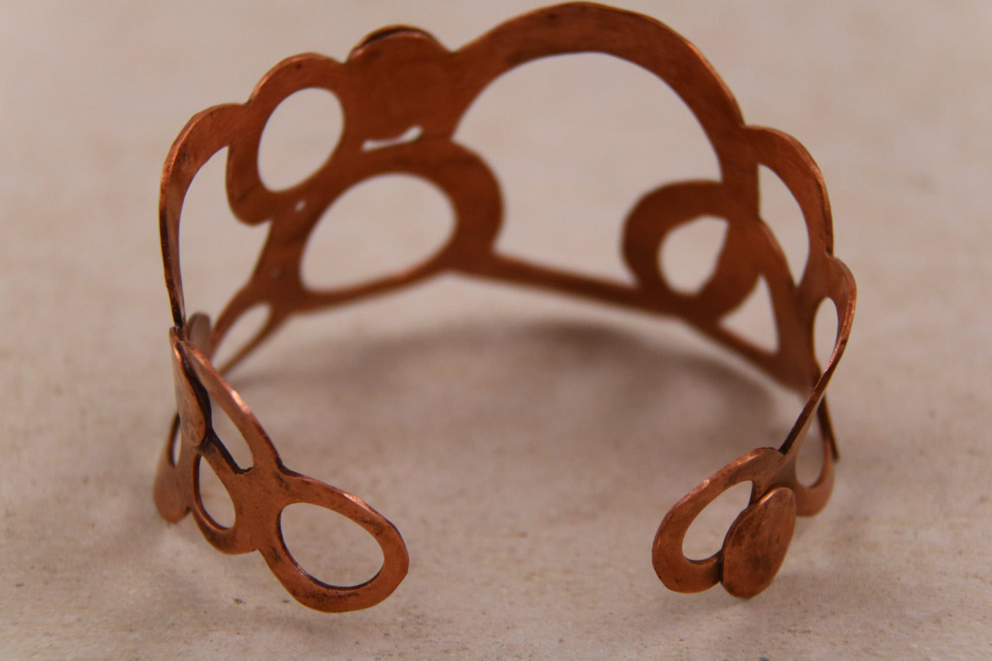Copper Circle Cuff