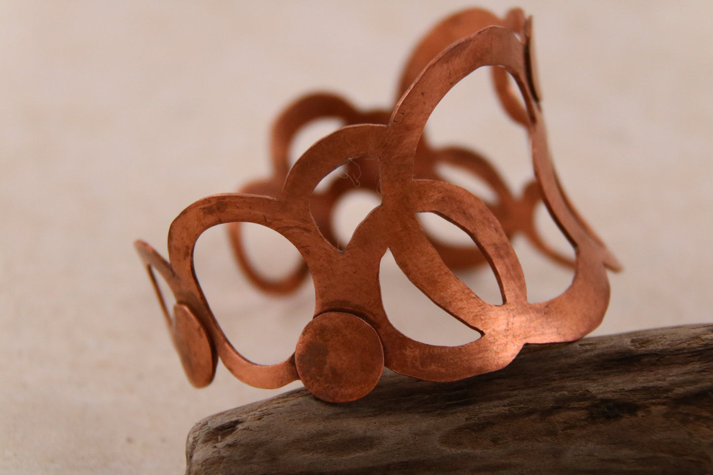 Copper Circle Cuff