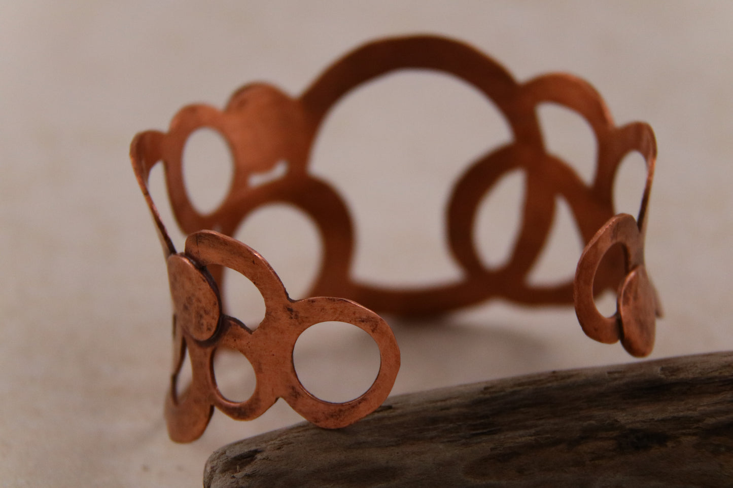 Copper Circle Cuff
