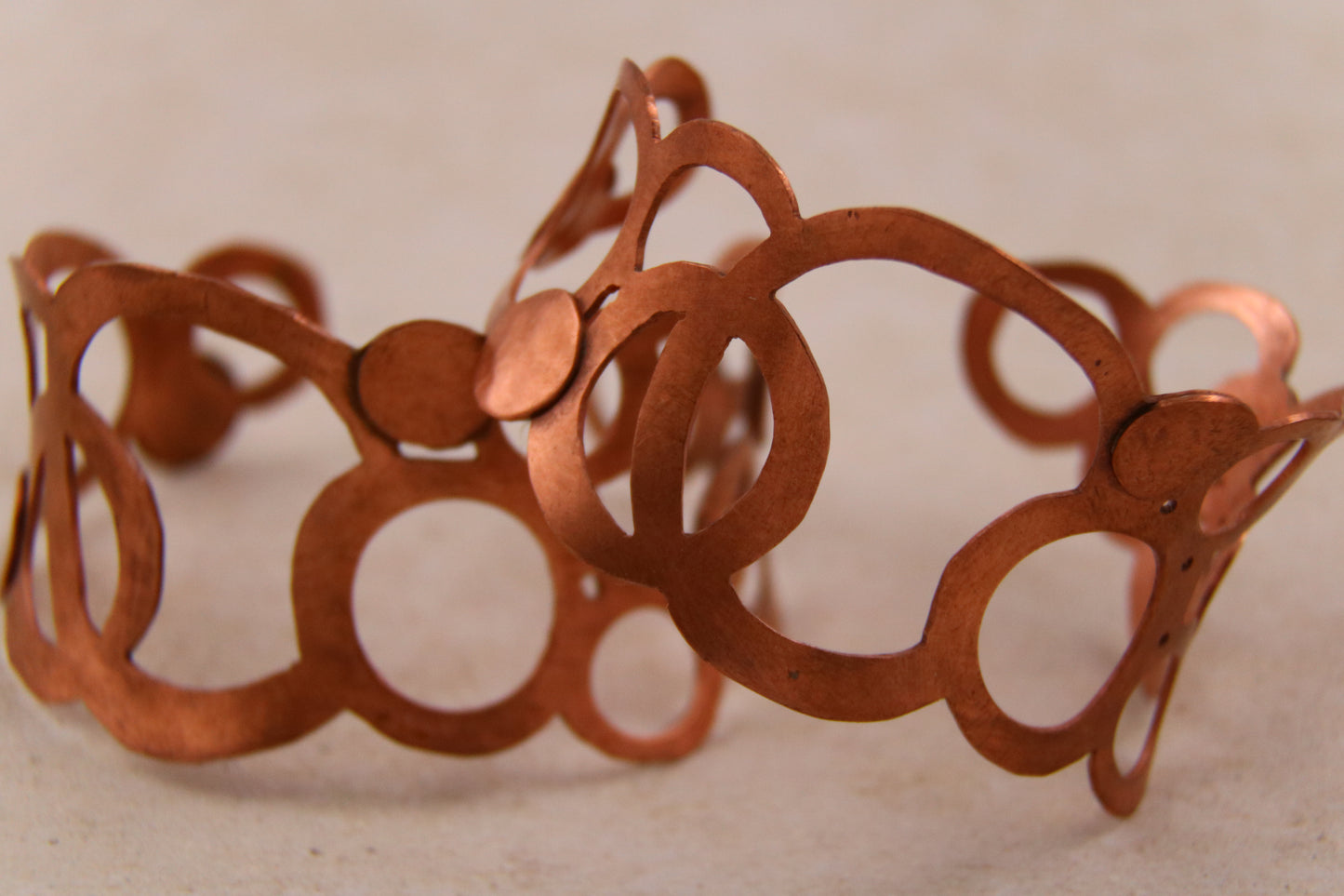 Copper Circle Cuff