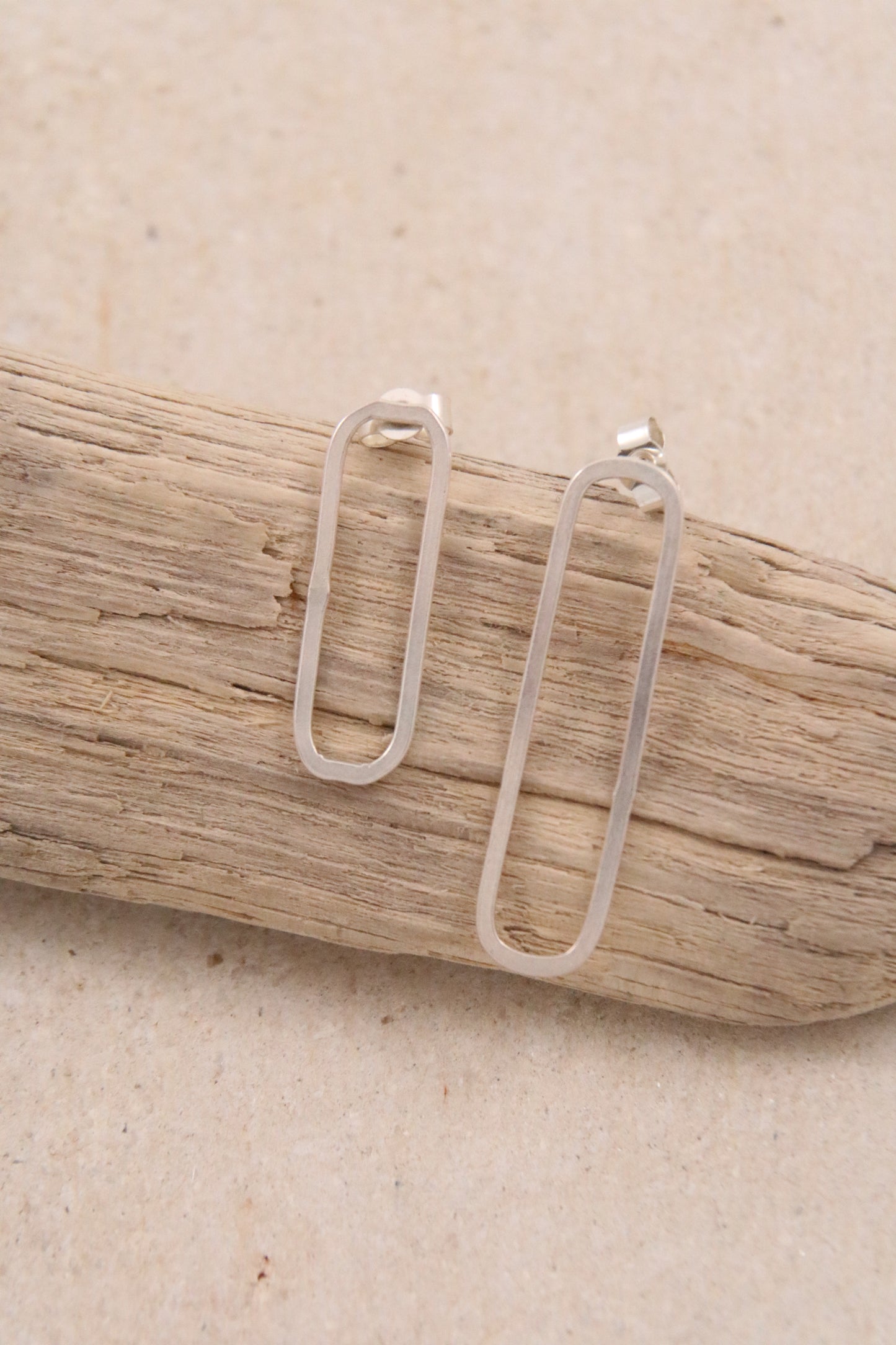 Paper Clip Earring Studs