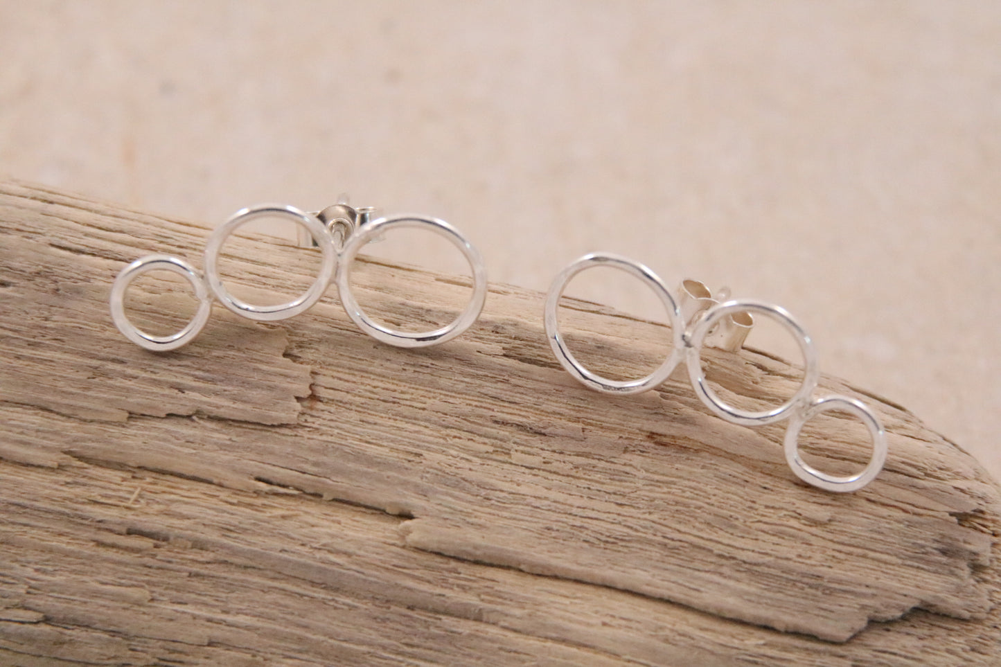 Trio Circle Studs