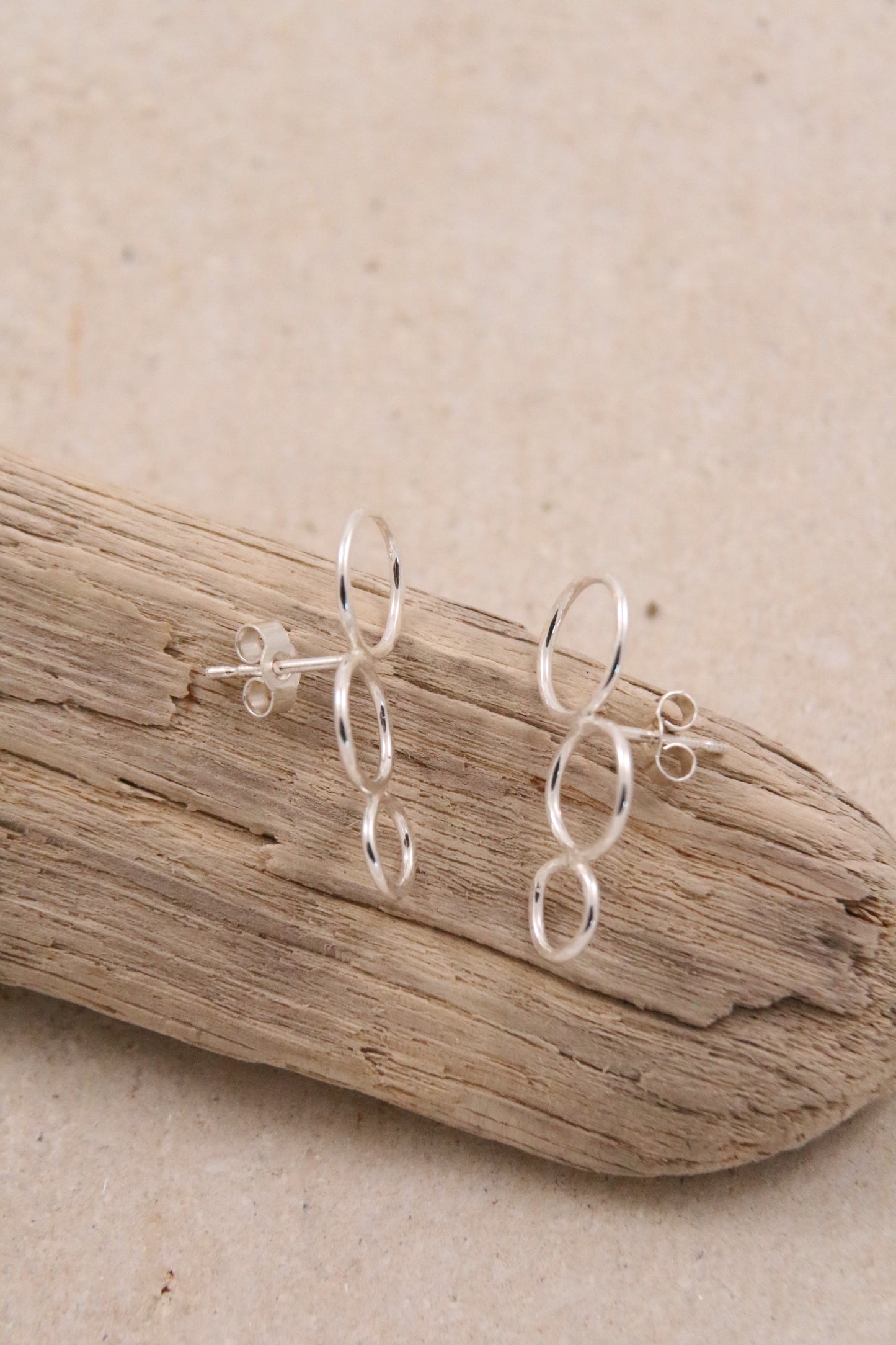 Trio Circle Studs