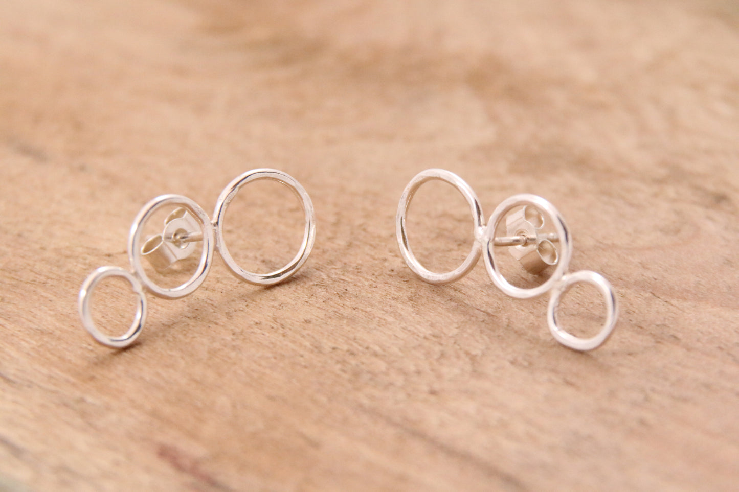 Trio Circle Studs