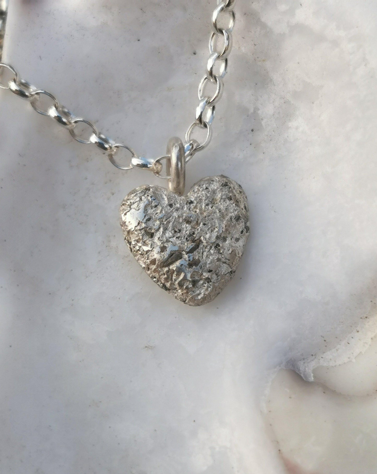 Heart Charm Memorial Ashes Bracelet - NaomiRaeByDesign