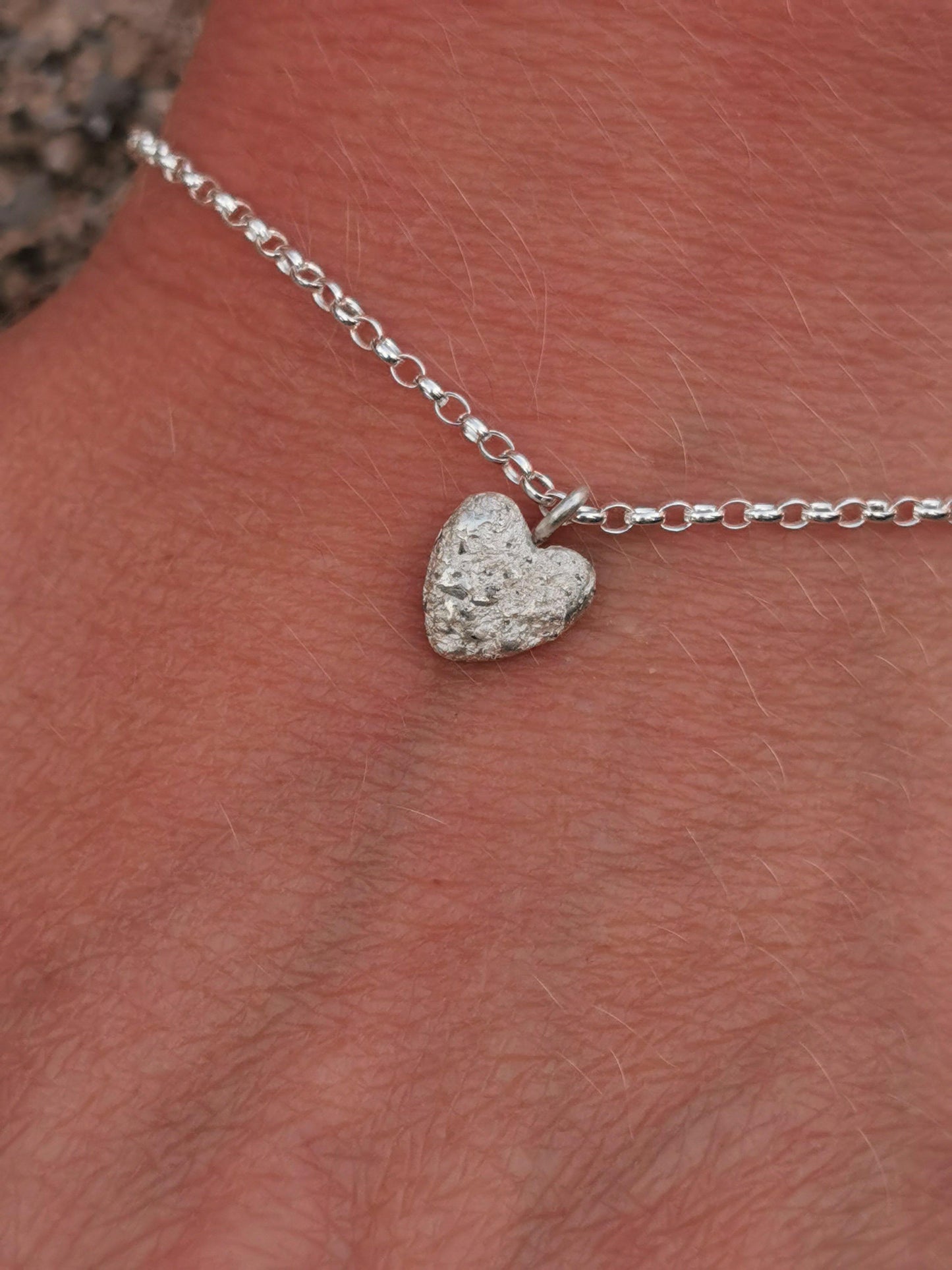 Heart Charm Memorial Ashes Bracelet - NaomiRaeByDesign