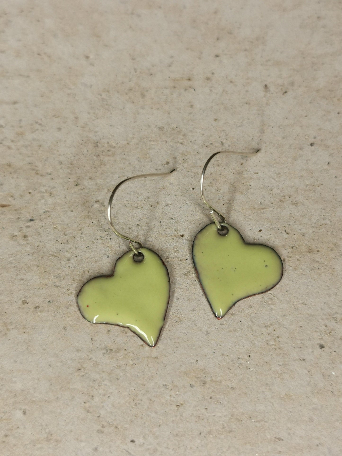 Small Enamelled Heart - NaomiRaeByDesign
