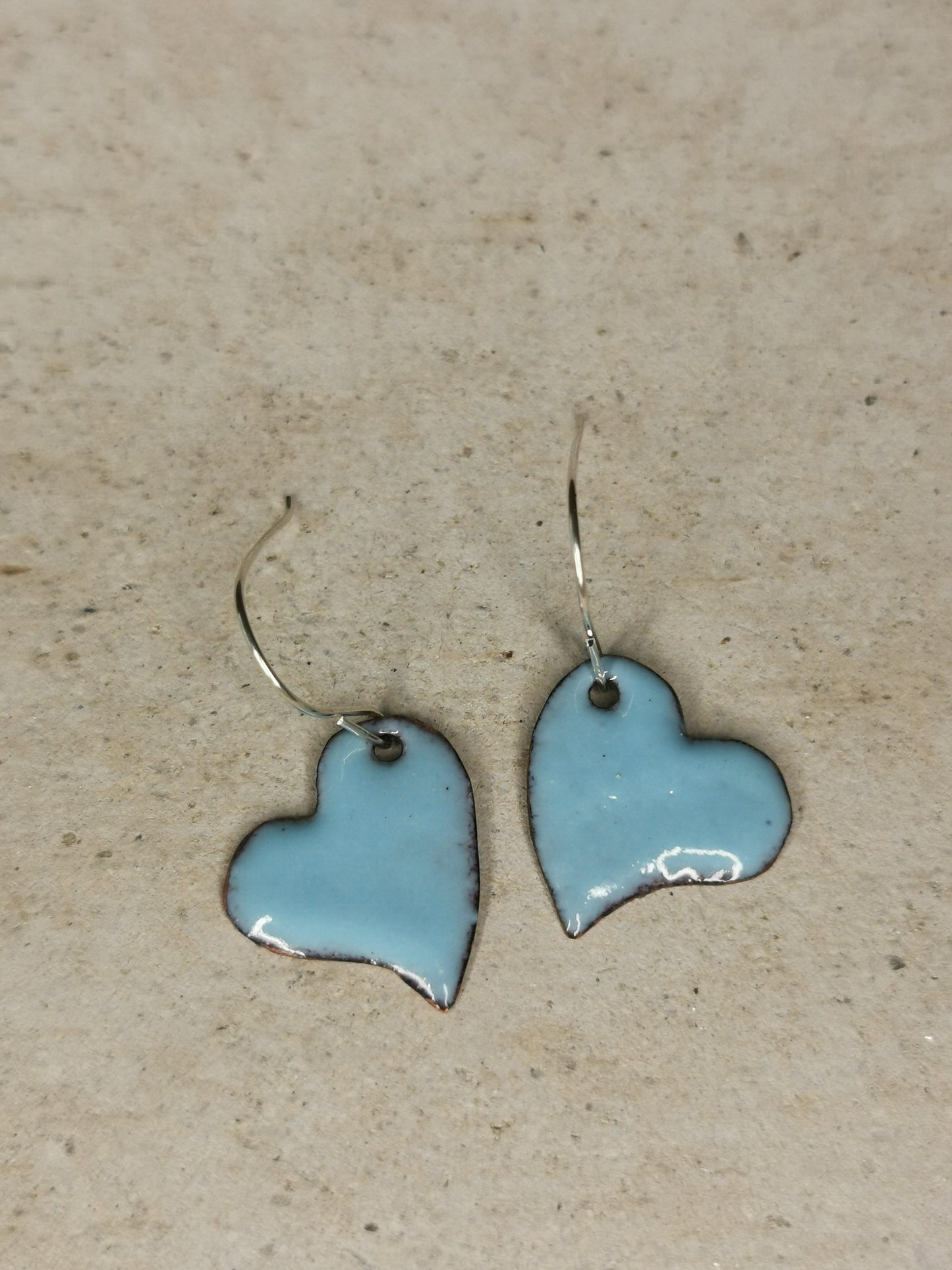 Small Enamelled Heart - NaomiRaeByDesign