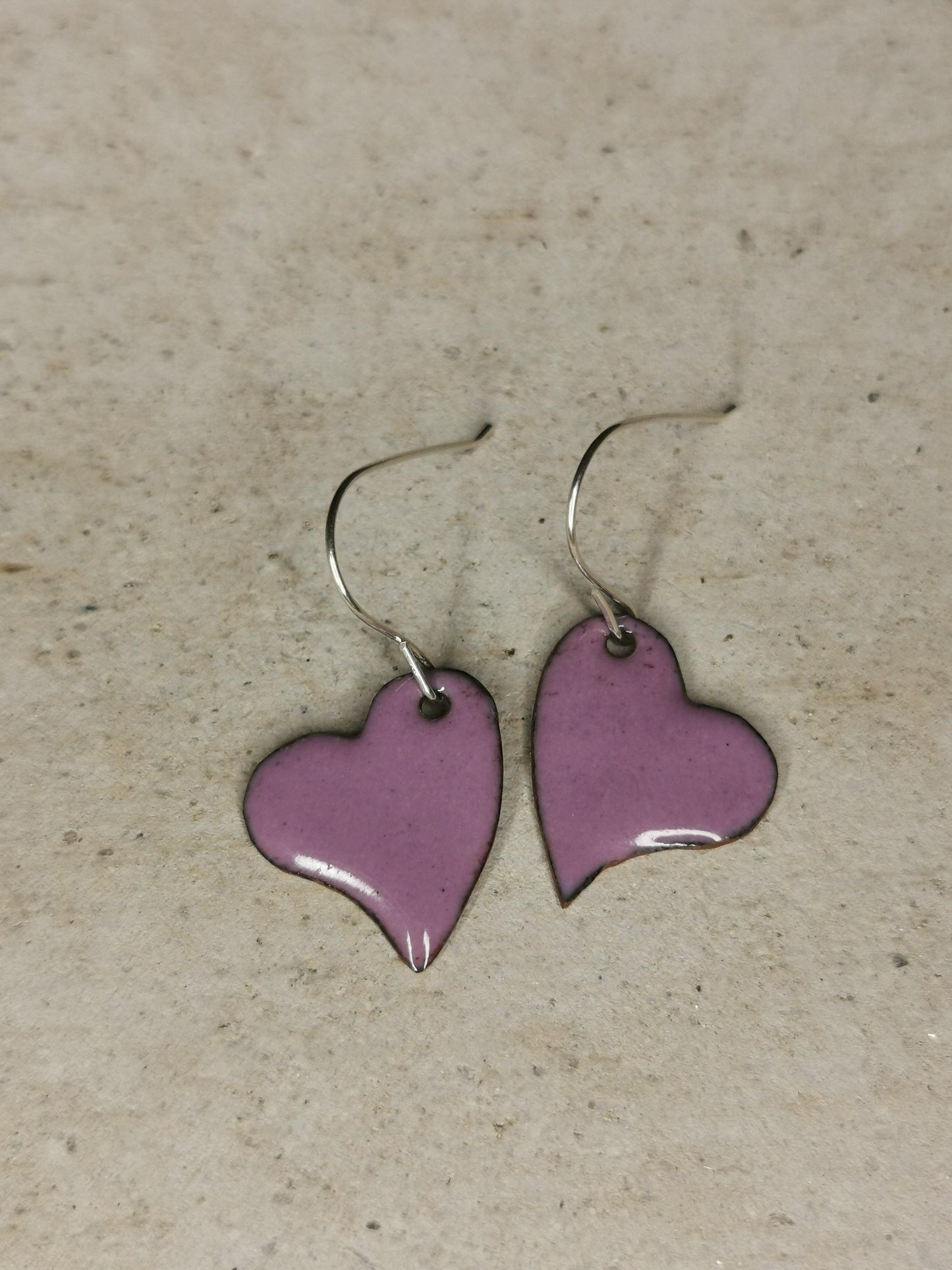 Small Enamelled Heart - NaomiRaeByDesign