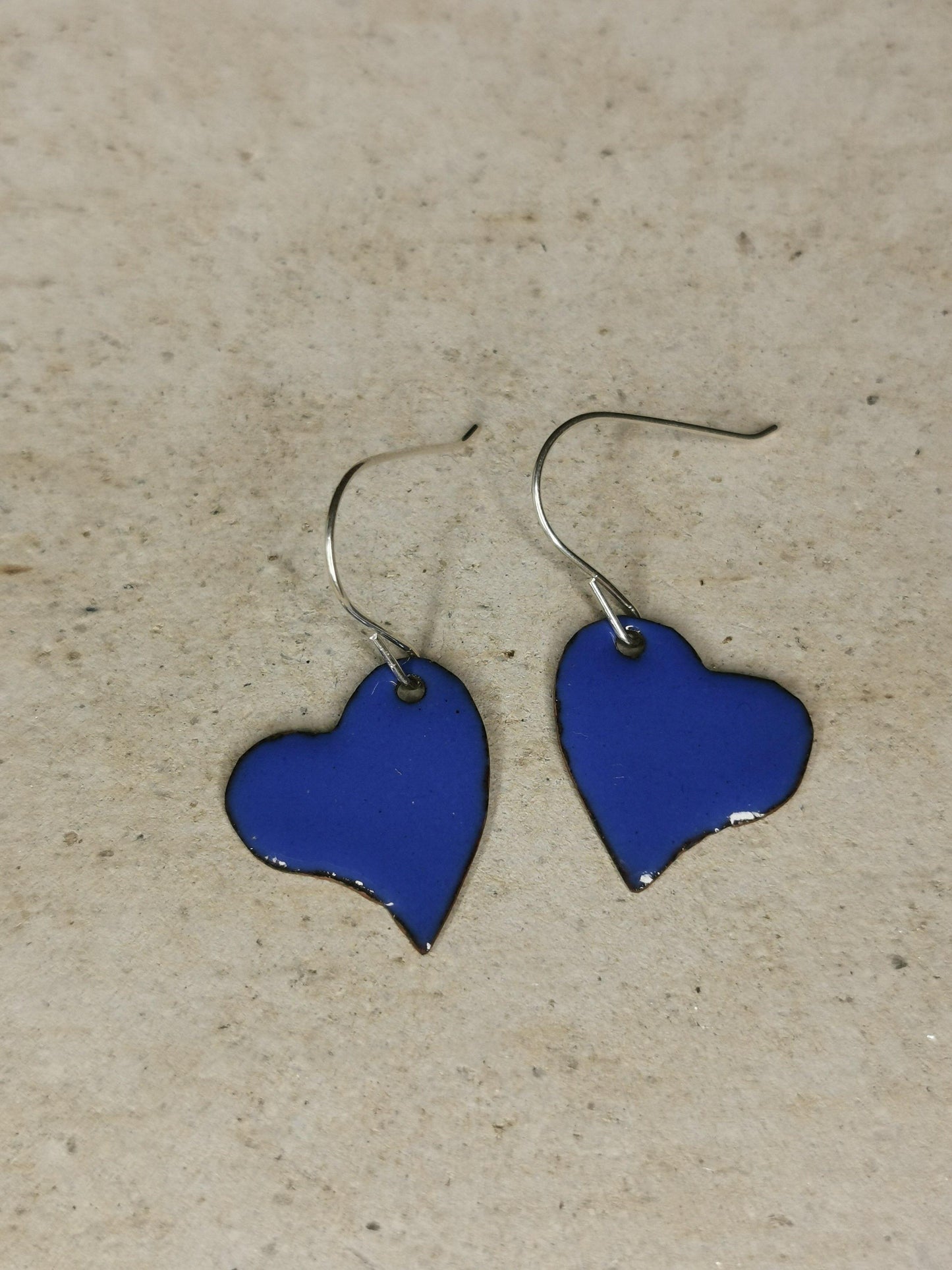 Small Enamelled Heart - NaomiRaeByDesign