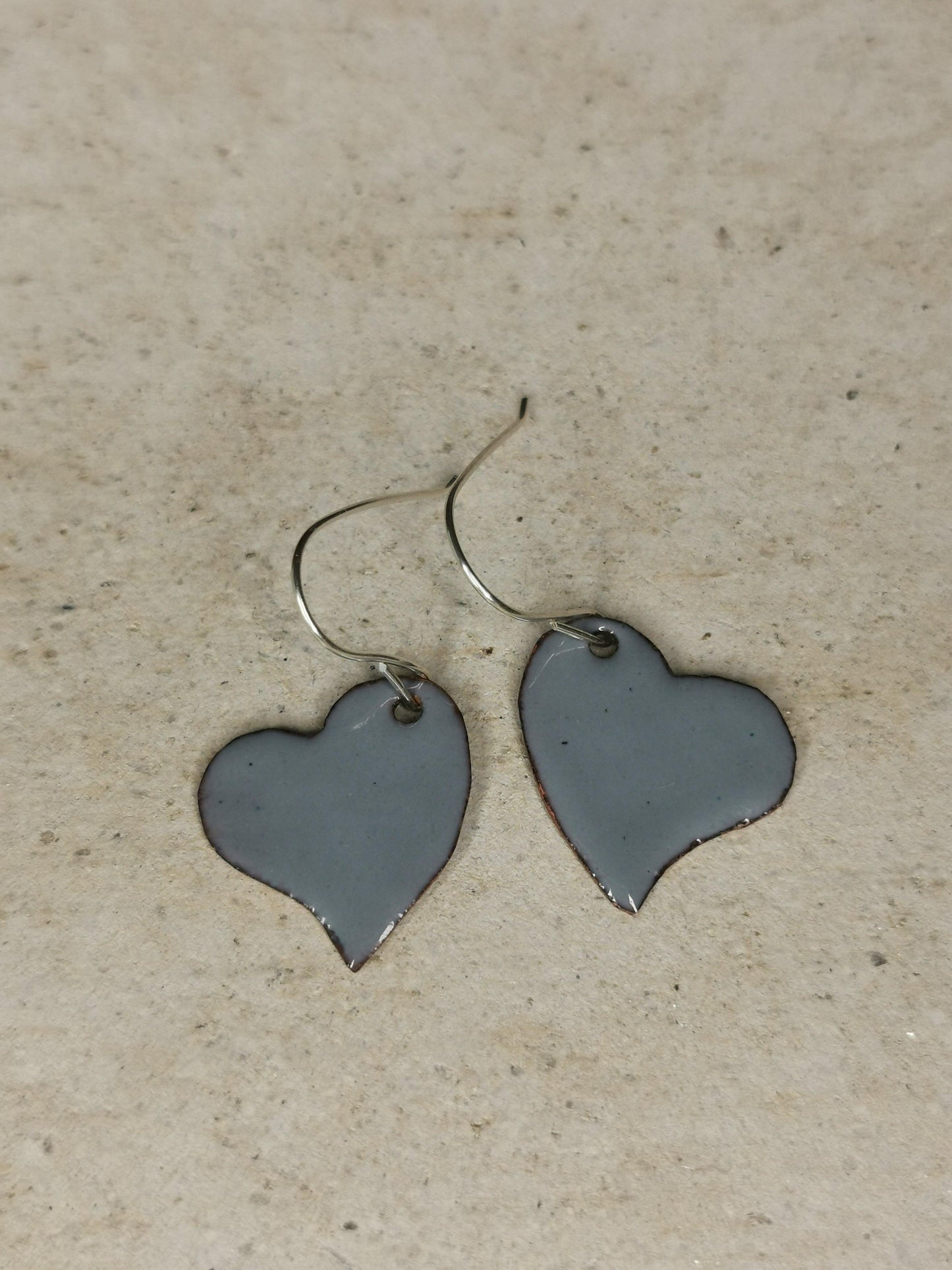 Small Enamelled Heart - NaomiRaeByDesign