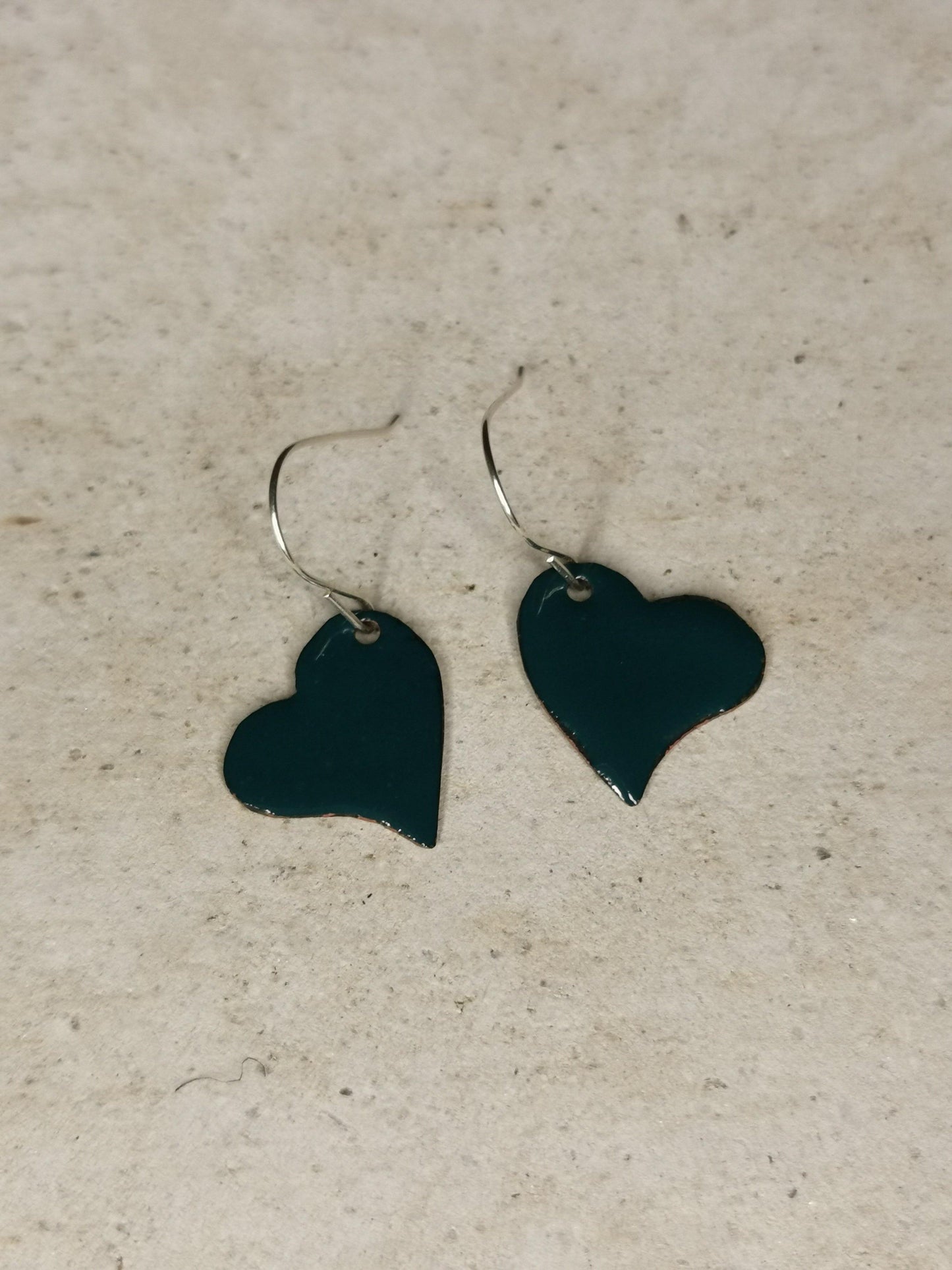 Small Enamelled Heart - NaomiRaeByDesign