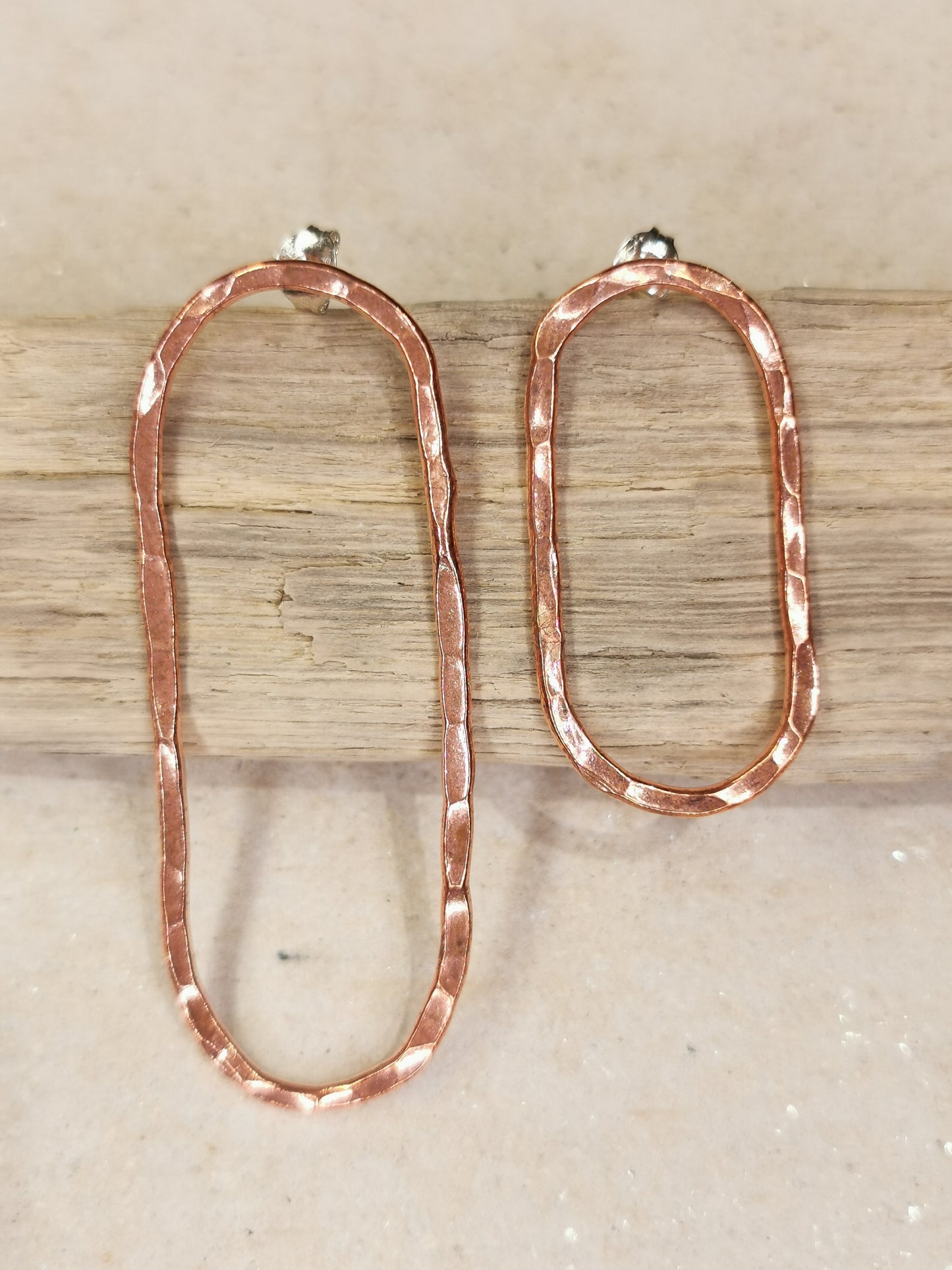 Irregular Copper Ovals