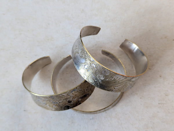 Silverplate Decorative Cuff