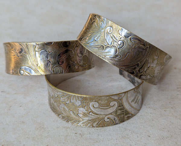 Silverplate Decorative Cuff