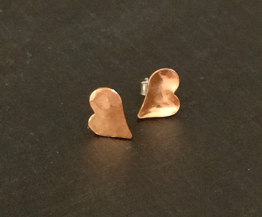 Tiny copper heart