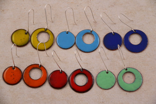 Enamel disk and washer colours