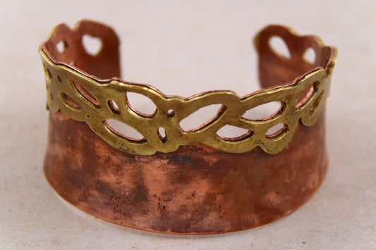 Copper & Brass Bubble Cuff