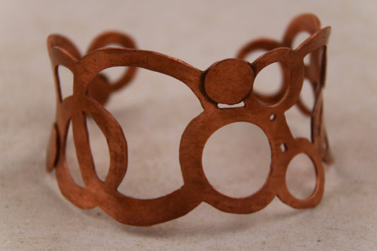 Copper Circle Cuff