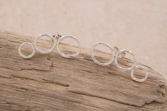 Trio Circle Studs