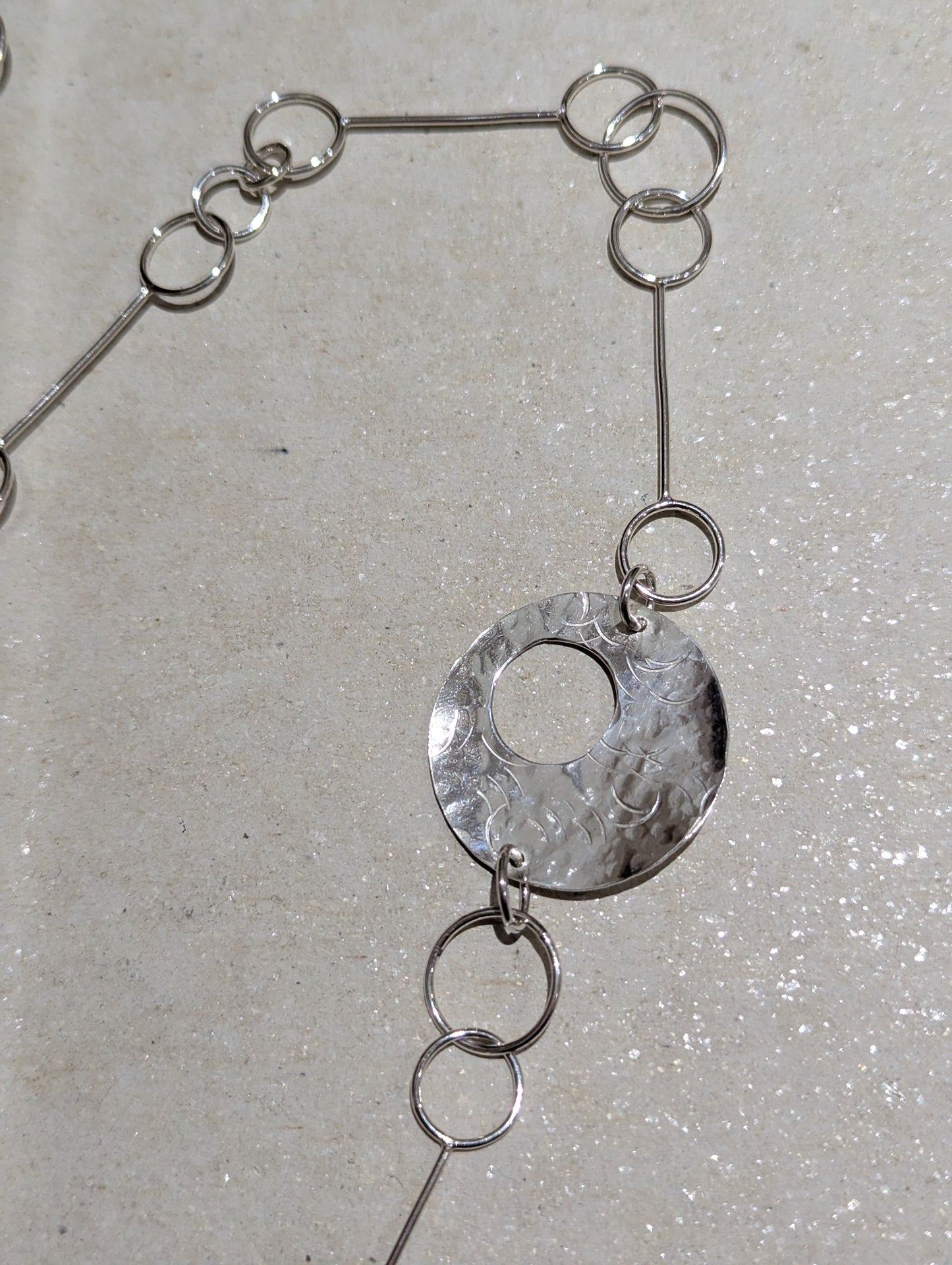 Sterling Silver Statement Necklace