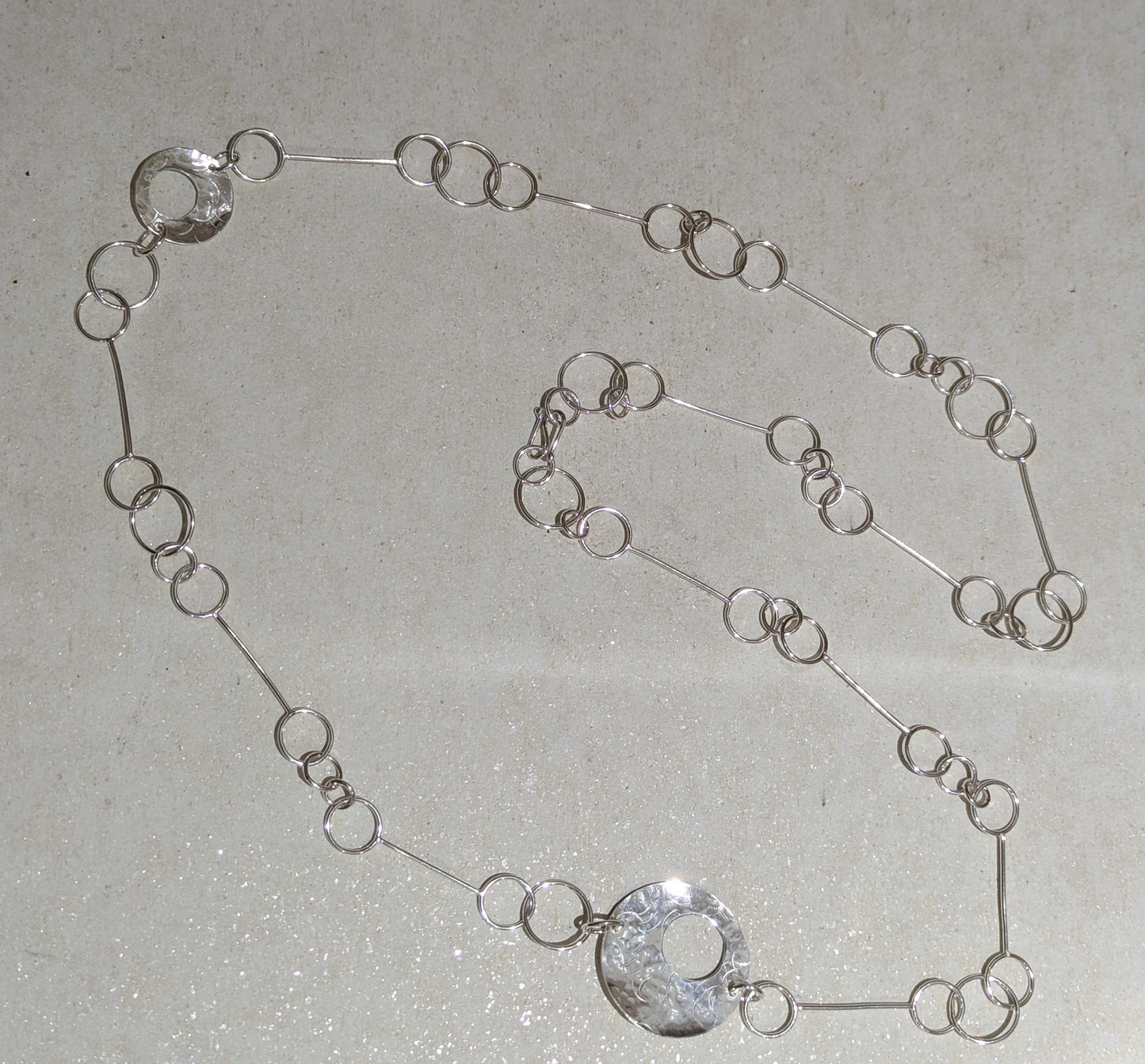 Sterling Silver Statement Necklace