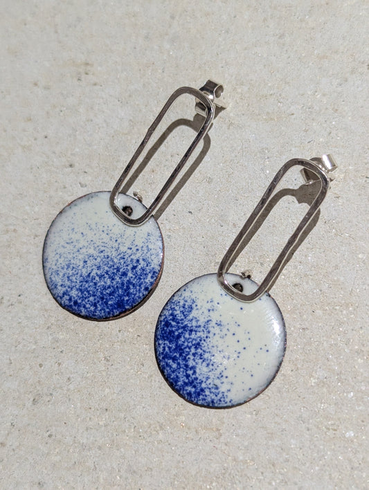 Blue Dapple Earrings