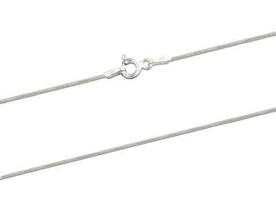 Sterling Silver 0.9mm Mini Snake Chain