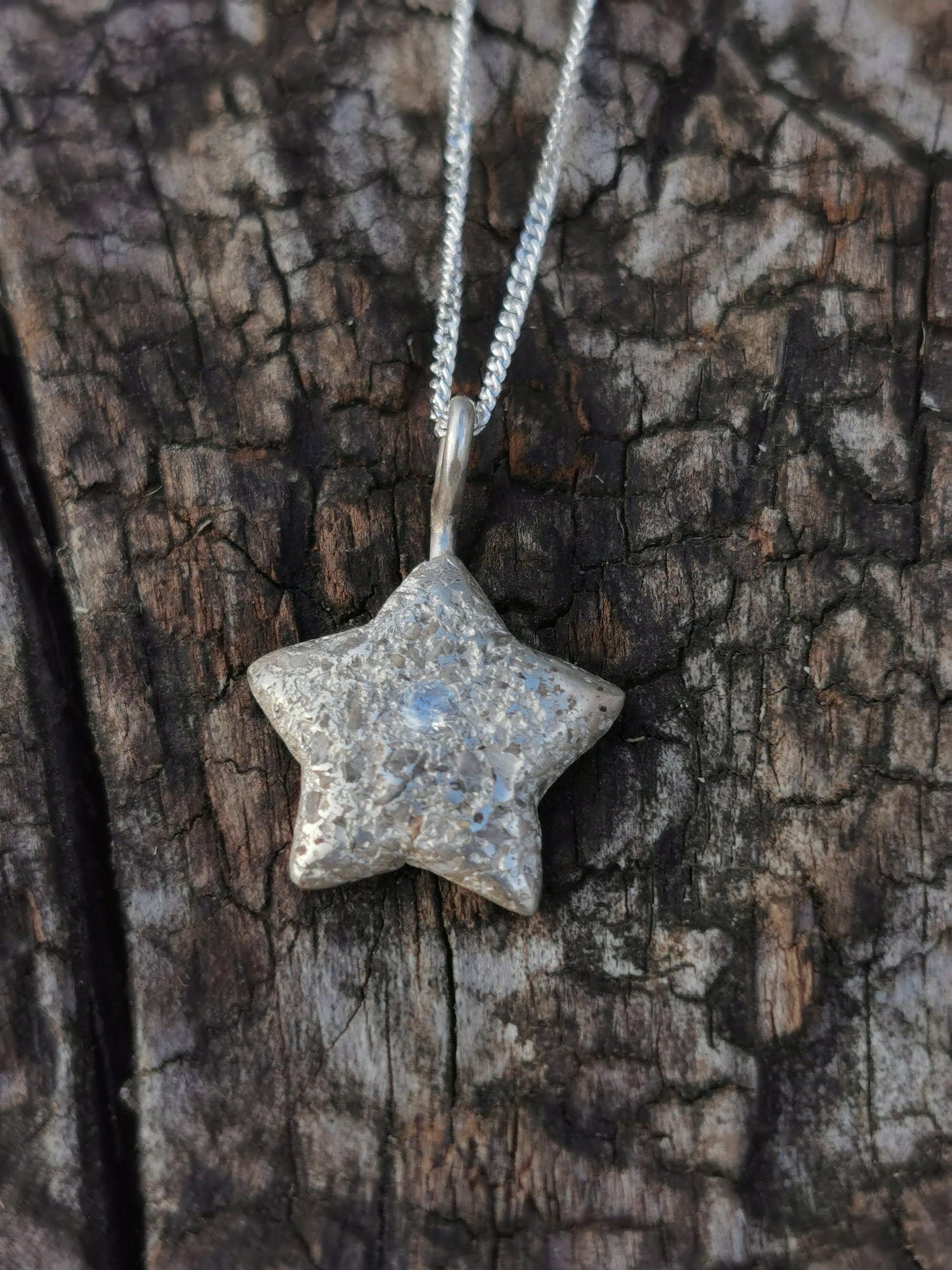 Star Memorial Ashes Pendent - NaomiRaeByDesign