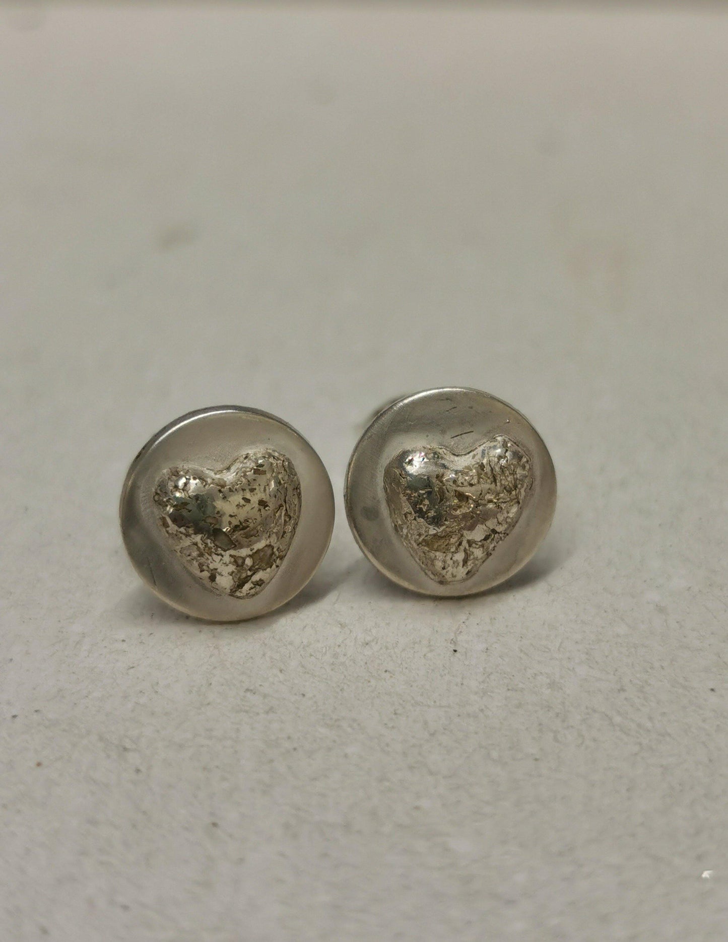 Memorial Heart Studs - NaomiRaeByDesign