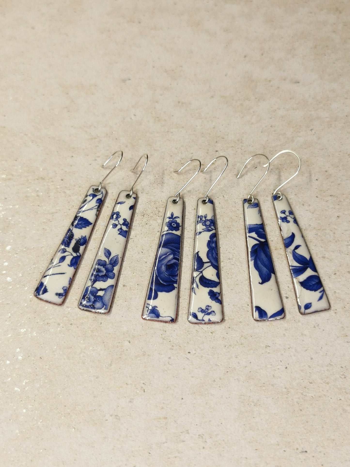 Floral Enamelled Trapezium
