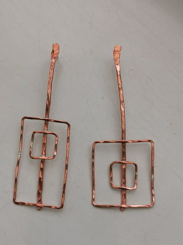 Copper Rectangular Squares